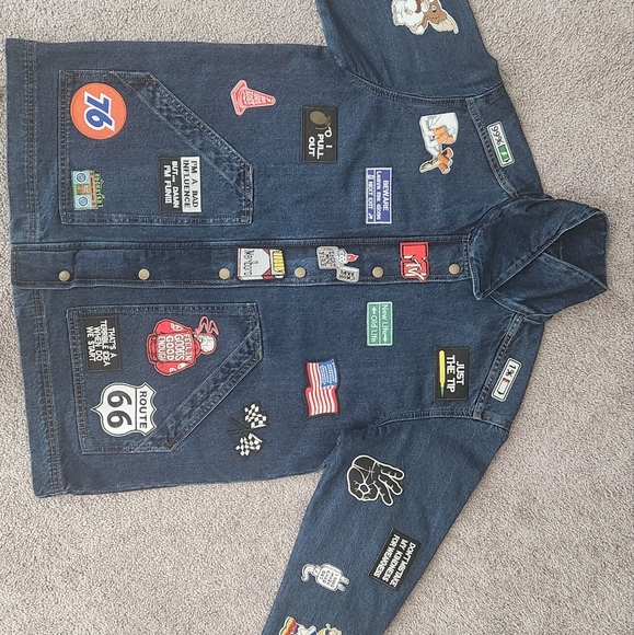 Custom jean patchwork jacket - Picture 16 of 16